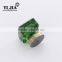 wholesale square green color crystal knobs for dresser