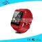 Factory wholesale u8 bluetooth speaker vibrating watch
