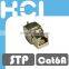 RJ45 STP 8P8C Connector ETL Certified Slim Cat6A Keystone Jacks