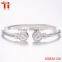 infinity bracelet natural color 316l stainless steel bracelet AAA zircon inlay wholesale fashion jewelry