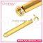 24K Gold Face Skin Massage Roller Derma Body Firming Massager Electric Energy Beauty Bar