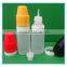 empty 20ml 30ml Vape e liquid PE dropper bottle with child tamper proof cap