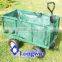four wheel Gardening trolley wagon hand mesh pull trolley