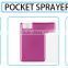 Wholesale 10ml 20ml credit card pocket sprayer,pocket perfume atomizer,pocket bottle