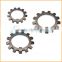 China professional manufacturing galvanized hex nuts with lock washers