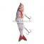 HS007 Minnow Four Sections Artificial Fishing Bait Bionic Lure with Hook