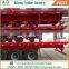Factory direct 3 axles shipping container platform semi trailer 20ft 40ft container trailer