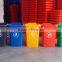 Square outdoor garbage container for sale hdpe plastic trash can, street recycle dust bin with lid