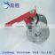 Manufacure Supply Aluminium Flange Ball Valve with Handle