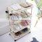 Plastic Classics 4 Tier Shoe Rack Stand Tower Organizer