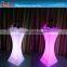 led glowing tables high top cocktail tables led cocktail table