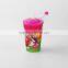 3D design plastic cartoon Cup for kids