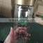 2016 new design double wall glass bottles tea infuser water bottle with PP lid