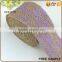 trendy high quality lace pattern jute ribbon