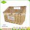 Wholesale graceful hand weaved flat washable poly rattan bread willow wicker basket