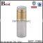  china new products cosmetic lotion frosted glass cosmetic bottle 100 ml white pp pump and gold aluminum cap