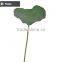 Artificial PU green lotus leaf for floral arrangement and garden decoration