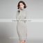 clothing factory 2016 winter latest pullover long knitted dress sweater designs for women