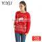 American Fashion women funny Cycling the reindeer sweater for christmas