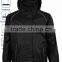 Polyester Hoodie Waterproof Bike Rain Jacket with reflective strip