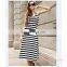 Latest Zebra Patterns Sleeveless Ladies Sexy Dress