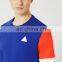 Blue Panelled Sleeve elasticated neck hem and cuffs mens sweatshirt custom