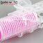 Thin and wispy fringes magic roller spiral curls hair DIY tools curling