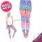 Colored spots stylish elastic hot custom pants girls polyester ladies crossfit printed pants high quality leggings for woman