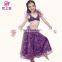 ET-133 Newest model lovely stage 2pcs children belly dance costumes suit