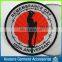 custom Iron on fabric woven patches for garment