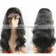 Hot Beauty Human Hair Lace Front Wigs with Bangs Body Wave Fashion