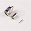 TNC Male Plug Crimp Rg58, Rg142, Rg400, LMR195 Straight Nickel Plated RF Coaxial Cable Connector