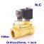 GOGO Normally Closed 2 way Pilot Diaphragm Brass electric 12v dc 24V 220V water pneumatic Solenoid Valve 1" BSP 25mm PX-25 NBR