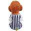 Dog Clothes stripe suspenders poodle wing Flying chickens Pet puppy apparel factory outlet