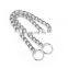 Factory price iron chain double ring neck chain dog pet collar