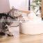 Double Layer Ceramic Pet Bowl Automatic Cyclic Water Fountain Pet Feeder Cat Dog Bowl Neck Protection
