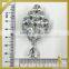 Fashion cystal wedding brooch cheap large rhinestone brooches for cakes FB-076
