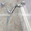 Round High pressure Chrome finish 6 spray settings handheld shower head
