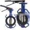 Bundor dn25 manual wafer type ptef seat butterfly valve