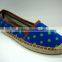 2016 simple design women casual Espadrille in slip on shoes