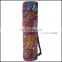 Hot Sale Cheap price Custom Logo Yoga Mat Bags in batik print fabric Indian supplier