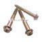 green zinc plated cheese head special self cutting thread screws