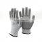 Seamless Knitted Nitrile Coated PU Cut Resistant Hand Safety Gloves For Industry Work