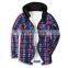 Christmas Autumn and Winter Men's Plus Velvet Thick Warm Jacket Inch Shirt Men's Trend Student Plaid Shirt Lamb Velvet Jacket