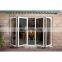 Customized patio double glazed aluminium glass bifold doors