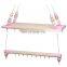 Pink Multifunctional Storage Shelf Nordic Display Wall Hanging Shelf Swing Rope Floating Shelves