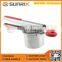 Food Grade Stainless Steel Potato Ricer and Masher With Silicone Handle and 3 Ricing Discs