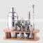 Custom Printed Portable Stainless Steel 2021 Personalized Bamboo Stand Cocktail Shaker Set Kit Bartend