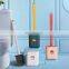 Amazon Top Seller 2021 Household Free Standing Wall Mounted TPR Cleaning Toilet Brush