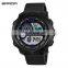 SANDA 762 Cheap Wristwatch For Mens Silicone Strap Digital Quartz Designer Watches Oopular Brands